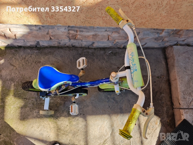 Детско колело с помощни колела, снимка 2 - Детски велосипеди, триколки и коли - 52176607