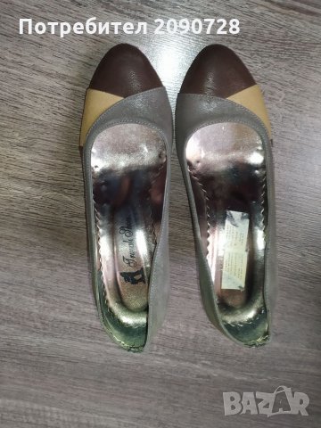 Обувки от естествена кожа, снимка 4 - Дамски обувки на ток - 34549853