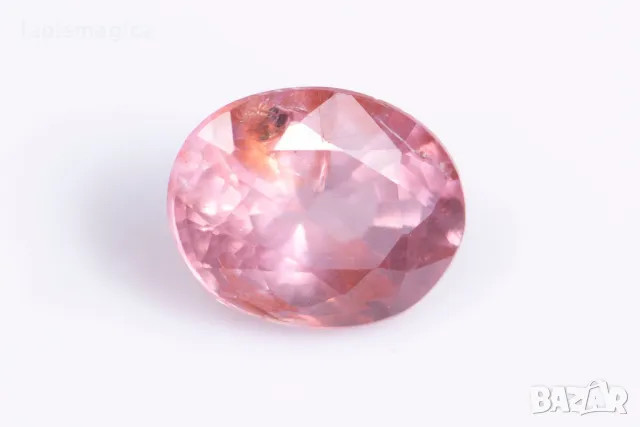 Оранжев сапфир 0.49ct нетретиран овална шлифовка
