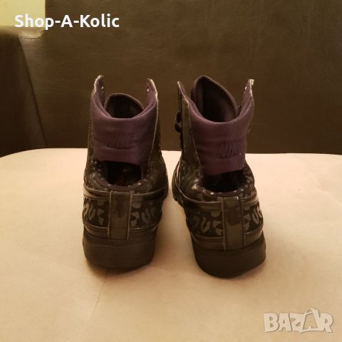 NIKE AIR Troupe Mid Black-Anthracite, снимка 5 - Кецове - 38452041