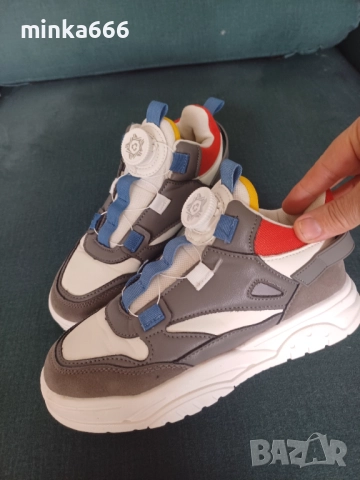 Кожени маратонки за момче, снимка 4 - Детски маратонки - 51984866