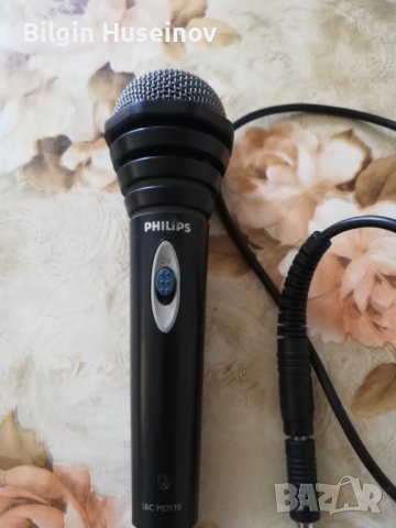 Микрофон Philips SBC MD110 В отлично техническо и визуално състояние.