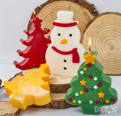 Комплект 6 коледни молда