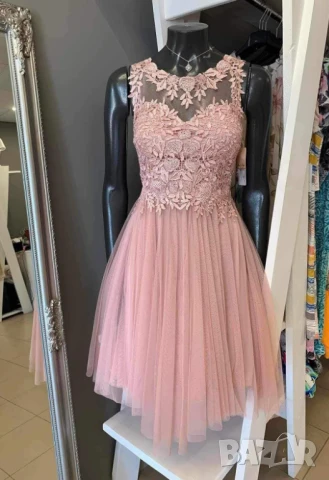 🩷Официални рокли с тюл и богата дантела  , снимка 4 - Рокли - 50622527