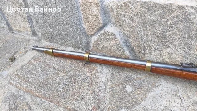 Френска Гра 1866-74 г. ятаган , хайдушко , пищов, кремъклия, снимка 7 - Антикварни и старинни предмети - 55951595