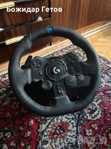 Logitech волан с педали и шифтър, снимка 4 - Аксесоари - 55849316