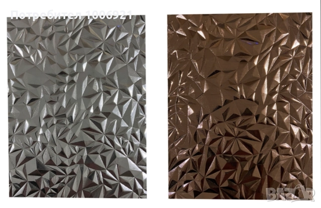 3D Стенни панели от бамбук с декор- имитация на злато, сребро, платина, графит, метал, снимка 3 - Облицовки - 52454562