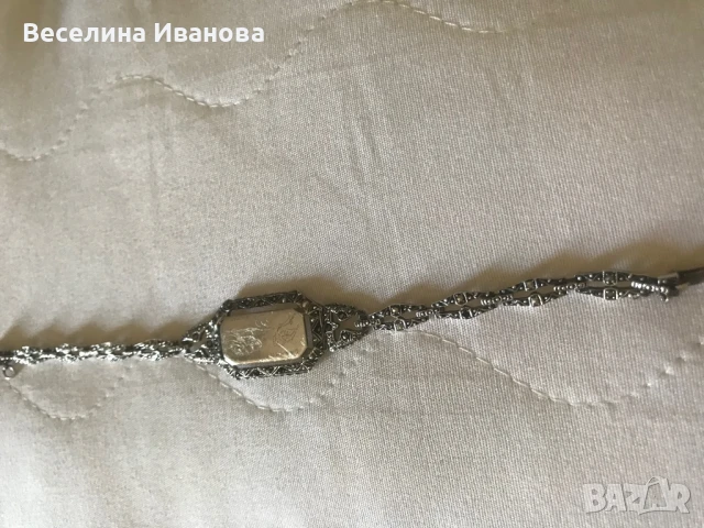 Сребърна поръчкова гривна ръчна изработка, снимка 7 - Гривни - 51307306