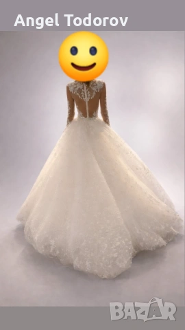 Продавам булчинска рокля , снимка 2 - Сватбени рокли - 54272492