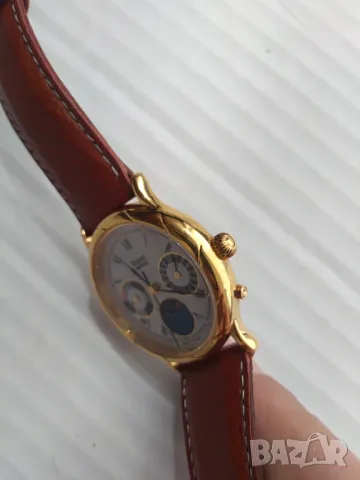 Piquot Kolber Geneve moon phase, снимка 3 - Мъжки - 48740281