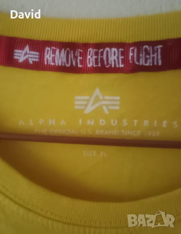 Оригинална мъжка тениска Alpha Industries Side Logo, снимка 6 - Тениски - 50999344