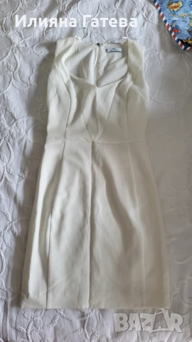 Нова бяла лятна офис официална елегантна рокля Mango  С/М