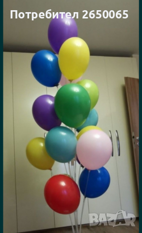 Стойка със 7 балона! Парти артикули,цифри,.....!, снимка 5 - Декорация за дома - 36553715