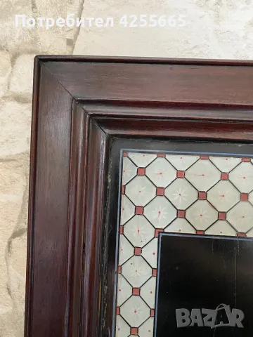 Стара китайска картина стъклопис, снимка 8 - Антикварни и старинни предмети - 48992736