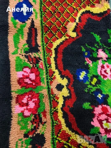 Китеник вълна нов ръчно тъкан Красота , снимка 6 - Покривки за легло - 55851353