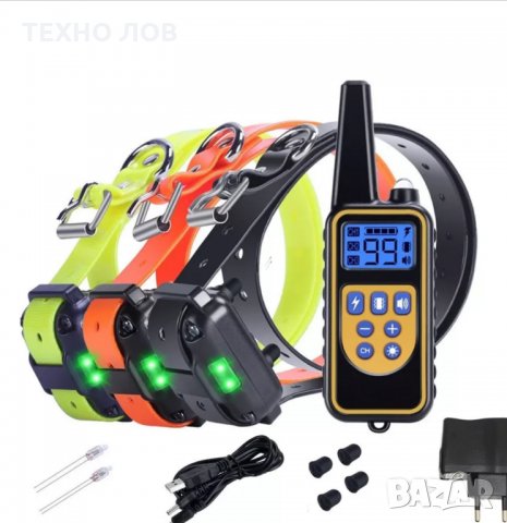 ЕЛЕКТРОНЕН НАШИЙНИК ЗА КУЧЕ КАИШКА С ТОК ТЕЛЕТАКТ ЗА ОБУЧЕНИЕ ДО 800 М ОБХВАТ, снимка 7 - За кучета - 33909107