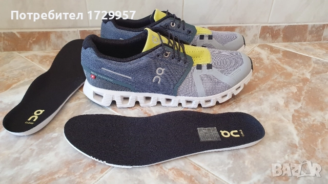 On Cloud 5 green 5998364 Номер-42,5, снимка 9 - Маратонки - 52139571