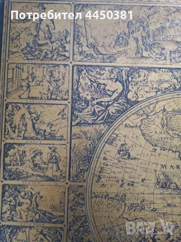 ИЗКЛЮЧИТЕЛНО РЯДЪК МОДЕЛ на  винтидж карта на света oт гравирана мед, снимка 8 - Антикварни и старинни предмети - 50107300