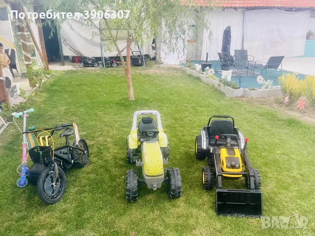 колело детско и трактор 