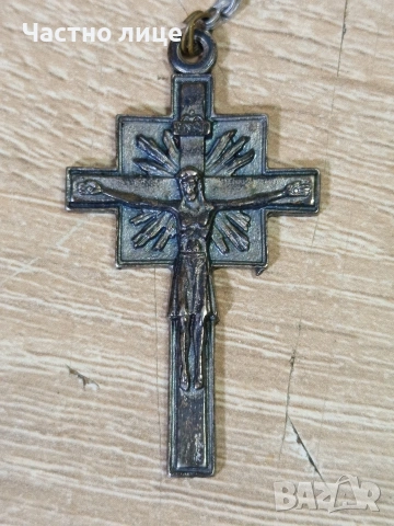 Стара посребрена броеница, снимка 4 - Антикварни и старинни предмети - 54182897