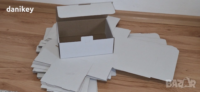 Бели картонени кутии 21х14х8см. , снимка 4 - Декорация за дома - 53910280