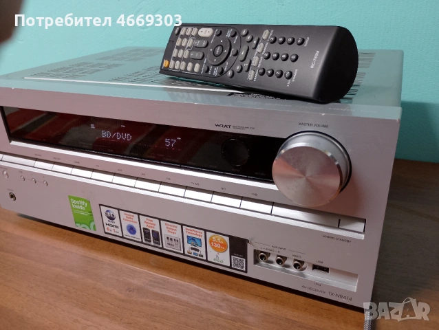 Onkyo TX NR414, снимка 3 - Ресийвъри, усилватели, смесителни пултове - 54333614