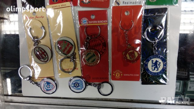ключодържатели с футболни отбори нови, снимка 2 - Фен артикули - 29164645