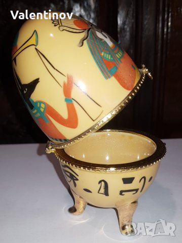 Порцеланово яйце в стил Феберже , снимка 7 - Декорация за дома - 44292686