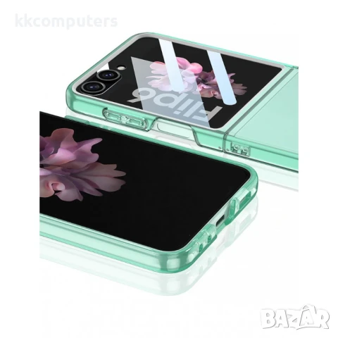 Samsung Galaxy Z Flip7 FE 5G / Z Flip6 5G PC Калъф с протектор от закалено стъкло , снимка 11 - Калъфи, кейсове - 51415533