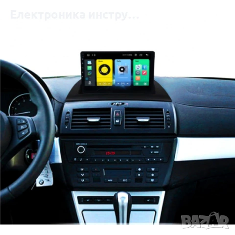 Android мултимедия GPS навигация CarPlay Android Auto + Камера – за BMW X3 E83 2003-2010, снимка 3 - Аксесоари и консумативи - 53892538