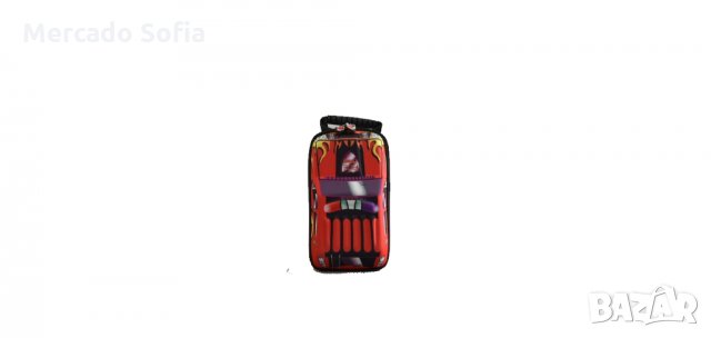 Детска 3Д раница, релефна с формата на кола 21598, снимка 2 - Раници - 29778037