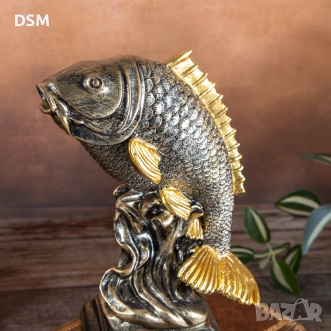 Нова Статуетка Риба - Фигура за Декорация - Шаран -24см