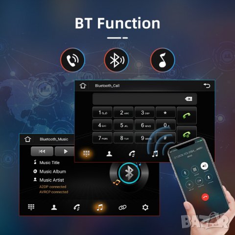 Мултимедия, Двоен дин, Навигация за VW Golf 6, за Volkswagen, плеър 9“, екран, Android, Голф, шест, снимка 7 - Аксесоари и консумативи - 38380015