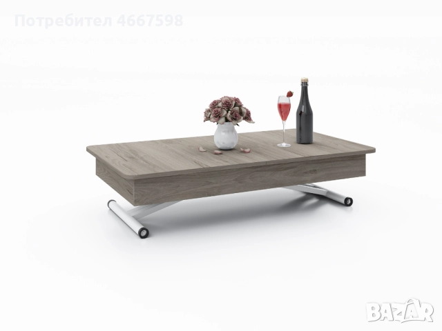 Разтегателна маса МОХИТО ПДЧ с повдигащ механизъм – трапезна, снимка 11 - Маси - 52891426