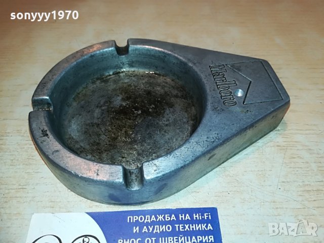 marlboro-стар метален пепелник-внос швеицария, снимка 4 - Колекции - 29401146