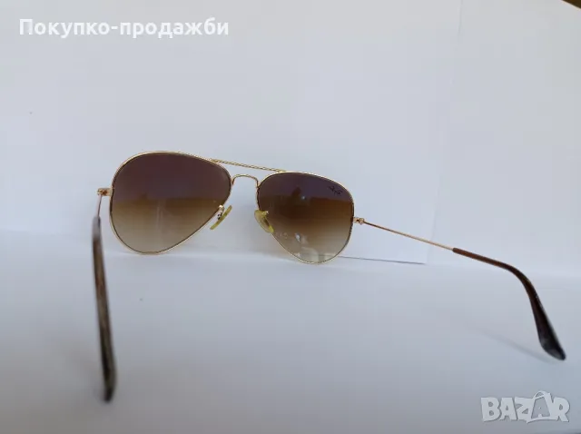 оригинални мъжки слънчеви очила рей бан авиатори очила Rey Ban aviator с леки следи от употреба , снимка 4 - Слънчеви и диоптрични очила - 47998033