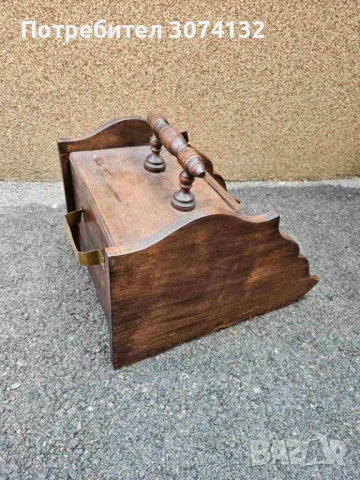 Ретро шкафче за дърва и въглища, снимка 2 - Шкафове - 49030136