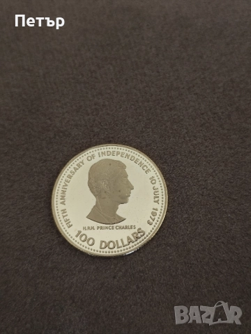 100 златни долара Бахамските острови 