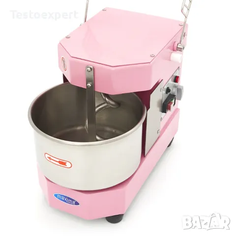 Тестобъркачка 8 литра – спирален миксер, розов – до 4,5 кг тесто, снимка 4 - Обзавеждане на кухня - 50372123