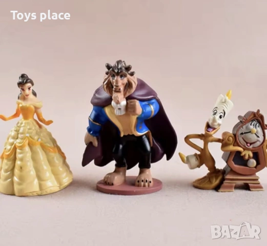 Лот 6 броя фигурки Красавицата и звяра, Лот фигурки The Beast and the beauty , снимка 4 - Фигурки - 53977097