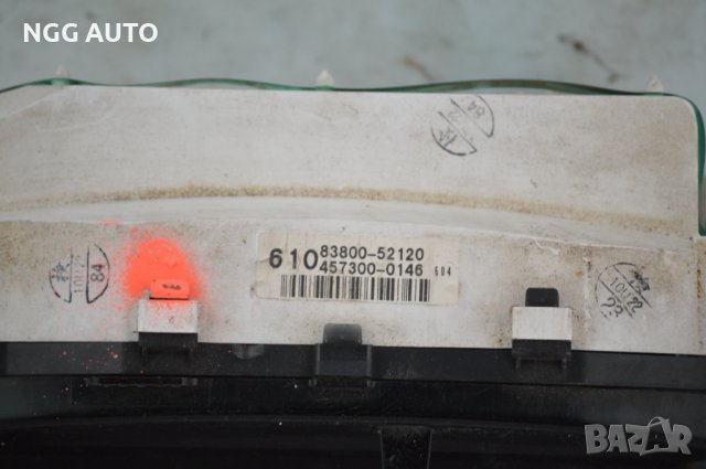 Табло Километраж за Toyota Yaris 610 8380052120 83800 52120 DENSO 4573000146, снимка 3 - Части - 39772532