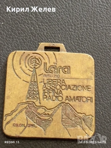 Медал СВОБОДНА ИРПИНСКА ОРГАНИЗАЦИЯ на РАДИОЛЮБИТЕЛИ ИТАЛИЯ 27077