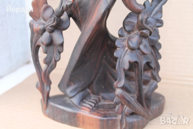 Изящна дърворезба ''Бирма/Непал'' , снимка 6 - Антикварни и старинни предмети - 52392660