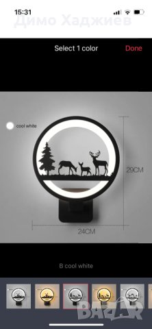 Декорaтивни стенни лампи с ловни сцени, снимка 2 - Лампи за стена - 42696362