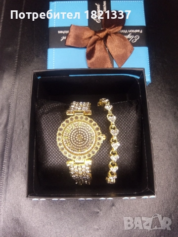 Дамски часовник с гривна , снимка 2 - Дамски - 52674308