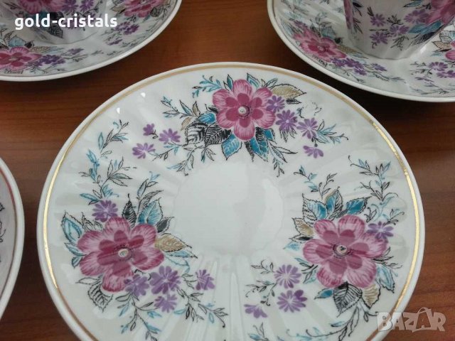 Руски порцеланов сервиз за чай ЛФЗ, снимка 13 - Антикварни и старинни предмети - 30592543