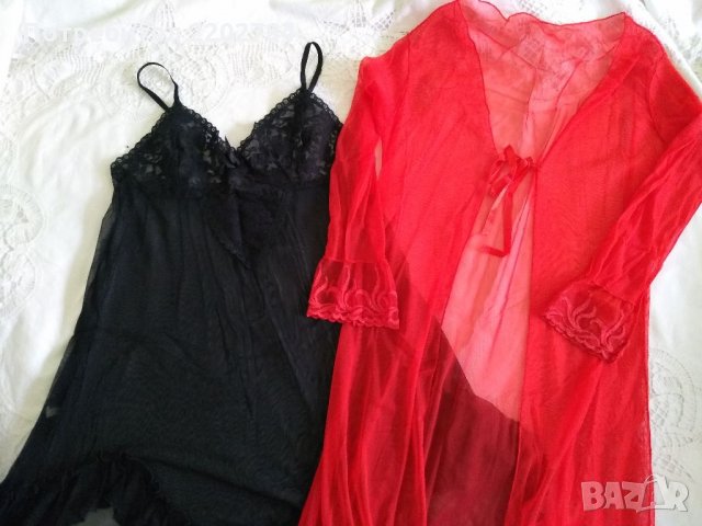 Два лота нощница и халат, снимка 1