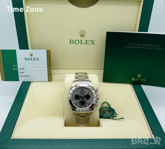 Rolex Cosmograph Daytona 40mm White Gold Grey Dial Automatic Различни Варианти, снимка 2 - Мъжки - 54042817