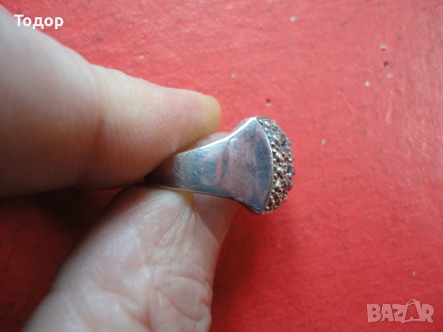 Невероятен сребърен пръстен с камъни , снимка 8 - Пръстени - 54079879