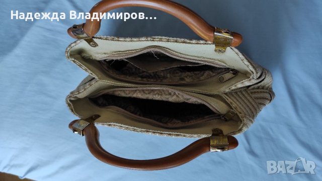 Дамски чанта от конопени ленти , снимка 4 - Чанти - 37321005